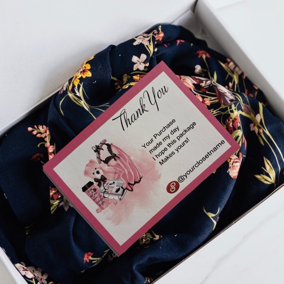 HobbeesBoutique Other - Thank You Cards for Packaging